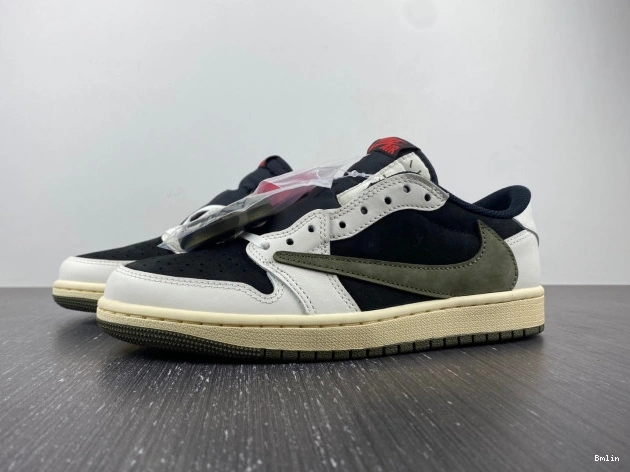 Bmlin Air Olive x OG Travis 1 DZ4137-106 Low WMNS Jordan Scott 0718